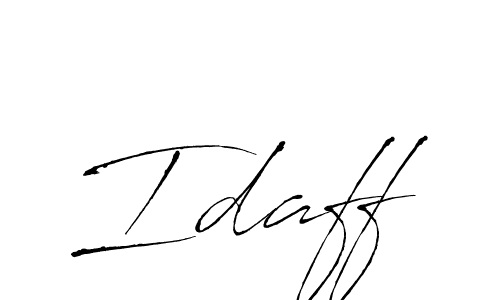 It looks lik you need a new signature style for name Idaff. Design unique handwritten (Antro_Vectra) signature with our free signature maker in just a few clicks. Idaff signature style 6 images and pictures png