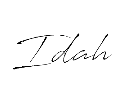 Create a beautiful signature design for name Idah. With this signature (Antro_Vectra) fonts, you can make a handwritten signature for free. Idah signature style 6 images and pictures png