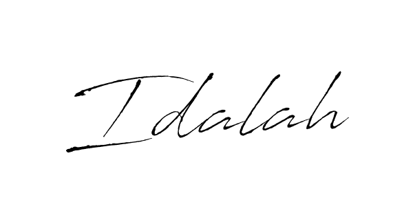 Once you've used our free online signature maker to create your best signature Antro_Vectra style, it's time to enjoy all of the benefits that Idalah name signing documents. Idalah signature style 6 images and pictures png