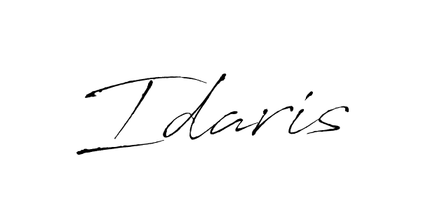 if you are searching for the best signature style for your name Idaris. so please give up your signature search. here we have designed multiple signature styles  using Antro_Vectra. Idaris signature style 6 images and pictures png