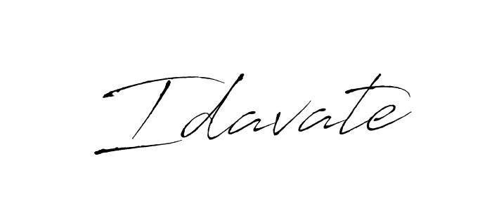 Also we have Idavate name is the best signature style. Create professional handwritten signature collection using Antro_Vectra autograph style. Idavate signature style 6 images and pictures png