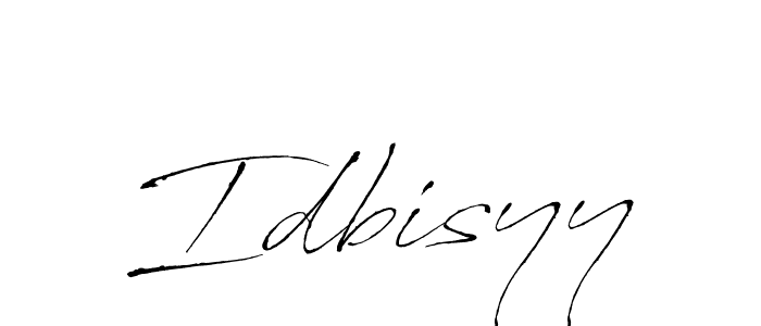 Design your own signature with our free online signature maker. With this signature software, you can create a handwritten (Antro_Vectra) signature for name Idbisyy. Idbisyy signature style 6 images and pictures png