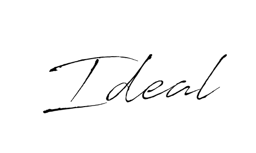 Make a beautiful signature design for name Ideal. Use this online signature maker to create a handwritten signature for free. Ideal signature style 6 images and pictures png
