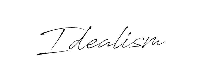 Best and Professional Signature Style for Idealism. Antro_Vectra Best Signature Style Collection. Idealism signature style 6 images and pictures png