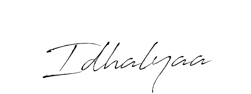 Also we have Idhalyaa name is the best signature style. Create professional handwritten signature collection using Antro_Vectra autograph style. Idhalyaa signature style 6 images and pictures png