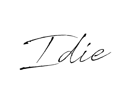 How to Draw Idie signature style? Antro_Vectra is a latest design signature styles for name Idie. Idie signature style 6 images and pictures png