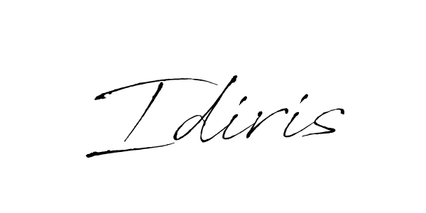 Best and Professional Signature Style for Idiris. Antro_Vectra Best Signature Style Collection. Idiris signature style 6 images and pictures png