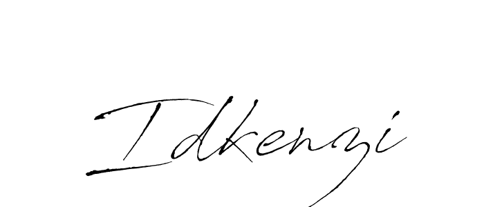 Design your own signature with our free online signature maker. With this signature software, you can create a handwritten (Antro_Vectra) signature for name Idkenzi. Idkenzi signature style 6 images and pictures png