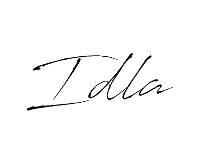 The best way (Antro_Vectra) to make a short signature is to pick only two or three words in your name. The name Idla include a total of six letters. For converting this name. Idla signature style 6 images and pictures png