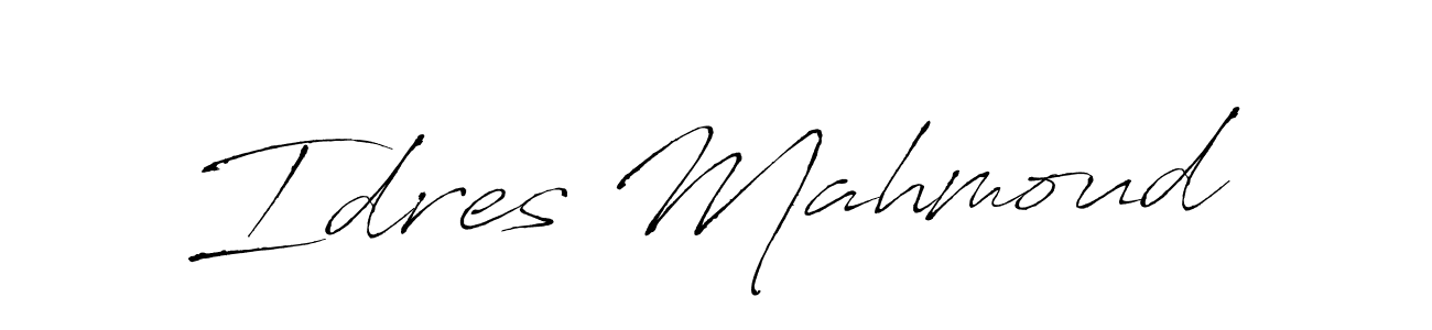 This is the best signature style for the Idres Mahmoud name. Also you like these signature font (Antro_Vectra). Mix name signature. Idres Mahmoud signature style 6 images and pictures png