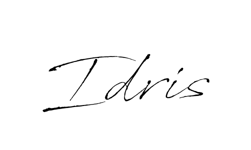 Also we have Idris name is the best signature style. Create professional handwritten signature collection using Antro_Vectra autograph style. Idris signature style 6 images and pictures png