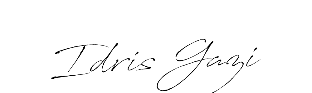 This is the best signature style for the Idris Gazi name. Also you like these signature font (Antro_Vectra). Mix name signature. Idris Gazi signature style 6 images and pictures png