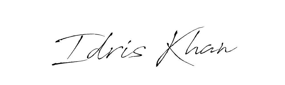 Also we have Idris Khan name is the best signature style. Create professional handwritten signature collection using Antro_Vectra autograph style. Idris Khan signature style 6 images and pictures png