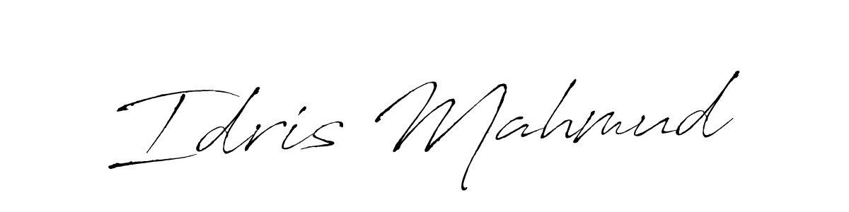 How to make Idris Mahmud signature? Antro_Vectra is a professional autograph style. Create handwritten signature for Idris Mahmud name. Idris Mahmud signature style 6 images and pictures png