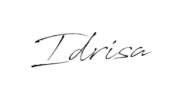 The best way (Antro_Vectra) to make a short signature is to pick only two or three words in your name. The name Idrisa include a total of six letters. For converting this name. Idrisa signature style 6 images and pictures png