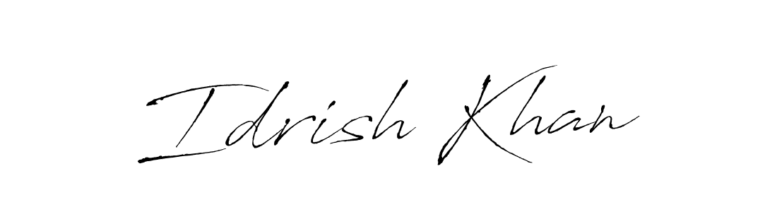 Also we have Idrish Khan name is the best signature style. Create professional handwritten signature collection using Antro_Vectra autograph style. Idrish Khan signature style 6 images and pictures png