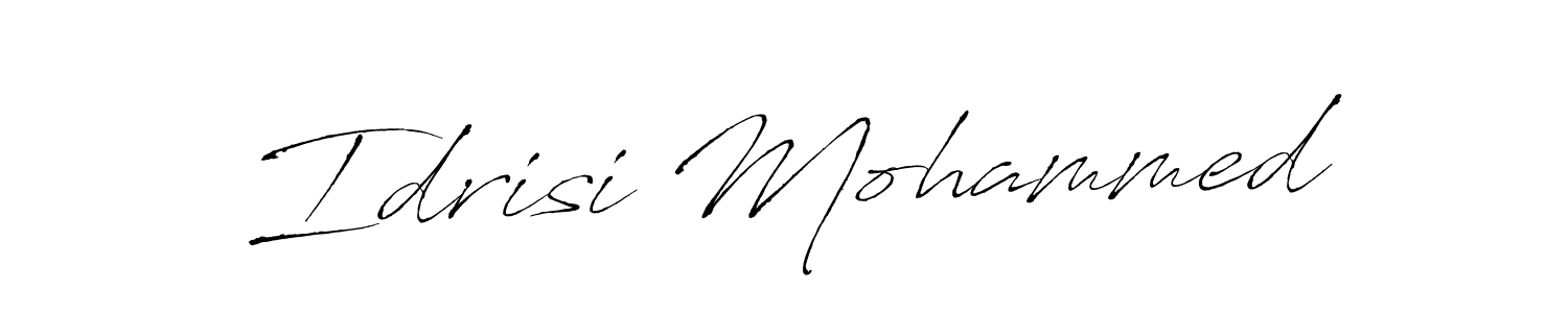 It looks lik you need a new signature style for name Idrisi Mohammed. Design unique handwritten (Antro_Vectra) signature with our free signature maker in just a few clicks. Idrisi Mohammed signature style 6 images and pictures png