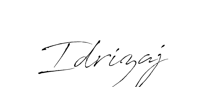 Make a beautiful signature design for name Idrizaj. With this signature (Antro_Vectra) style, you can create a handwritten signature for free. Idrizaj signature style 6 images and pictures png