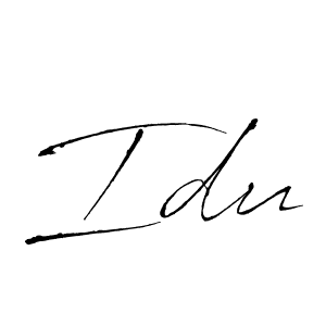 Similarly Antro_Vectra is the best handwritten signature design. Signature creator online .You can use it as an online autograph creator for name Idu. Idu signature style 6 images and pictures png