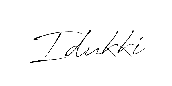 How to make Idukki signature? Antro_Vectra is a professional autograph style. Create handwritten signature for Idukki name. Idukki signature style 6 images and pictures png