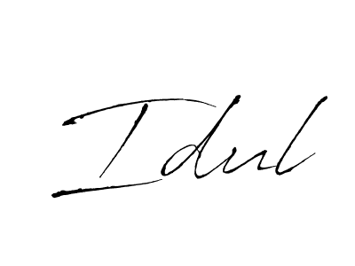 Make a beautiful signature design for name Idul. Use this online signature maker to create a handwritten signature for free. Idul signature style 6 images and pictures png