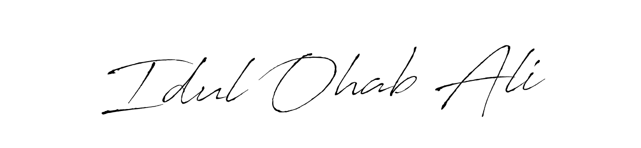 Once you've used our free online signature maker to create your best signature Antro_Vectra style, it's time to enjoy all of the benefits that Idul Ohab Ali name signing documents. Idul Ohab Ali signature style 6 images and pictures png