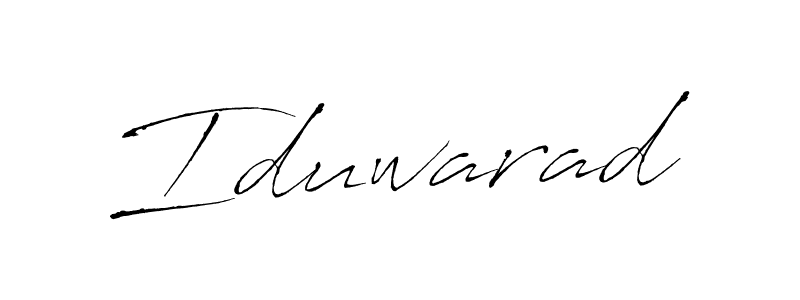 Make a beautiful signature design for name Iduwarad. With this signature (Antro_Vectra) style, you can create a handwritten signature for free. Iduwarad signature style 6 images and pictures png