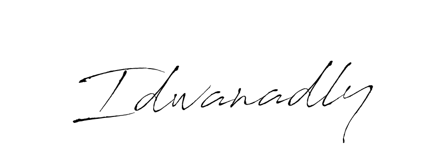 Make a beautiful signature design for name Idwanadly. Use this online signature maker to create a handwritten signature for free. Idwanadly signature style 6 images and pictures png