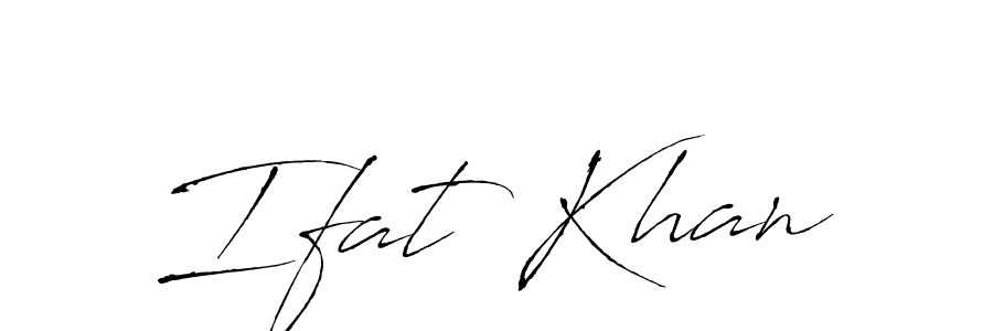 Also we have Ifat Khan name is the best signature style. Create professional handwritten signature collection using Antro_Vectra autograph style. Ifat Khan signature style 6 images and pictures png