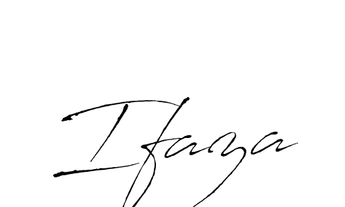 How to make Ifaza name signature. Use Antro_Vectra style for creating short signs online. This is the latest handwritten sign. Ifaza signature style 6 images and pictures png