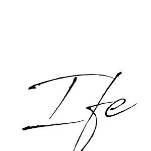Create a beautiful signature design for name Ife. With this signature (Antro_Vectra) fonts, you can make a handwritten signature for free. Ife signature style 6 images and pictures png