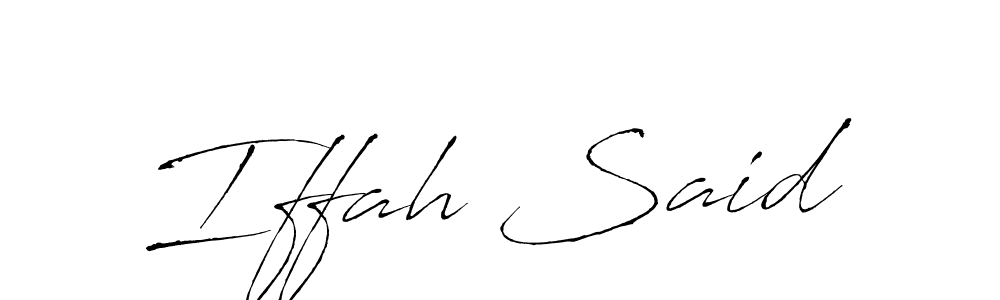 Here are the top 10 professional signature styles for the name Iffah Said. These are the best autograph styles you can use for your name. Iffah Said signature style 6 images and pictures png