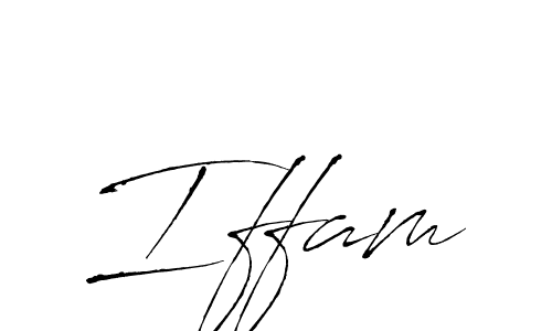 The best way (Antro_Vectra) to make a short signature is to pick only two or three words in your name. The name Iffam include a total of six letters. For converting this name. Iffam signature style 6 images and pictures png