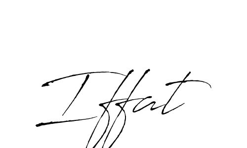 Also You can easily find your signature by using the search form. We will create Iffat name handwritten signature images for you free of cost using Antro_Vectra sign style. Iffat signature style 6 images and pictures png