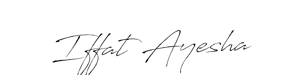 if you are searching for the best signature style for your name Iffat Ayesha. so please give up your signature search. here we have designed multiple signature styles  using Antro_Vectra. Iffat Ayesha signature style 6 images and pictures png