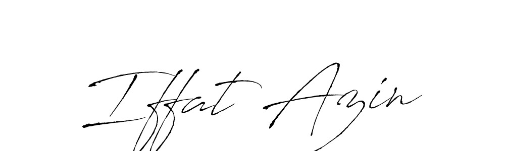 if you are searching for the best signature style for your name Iffat Azin. so please give up your signature search. here we have designed multiple signature styles  using Antro_Vectra. Iffat Azin signature style 6 images and pictures png