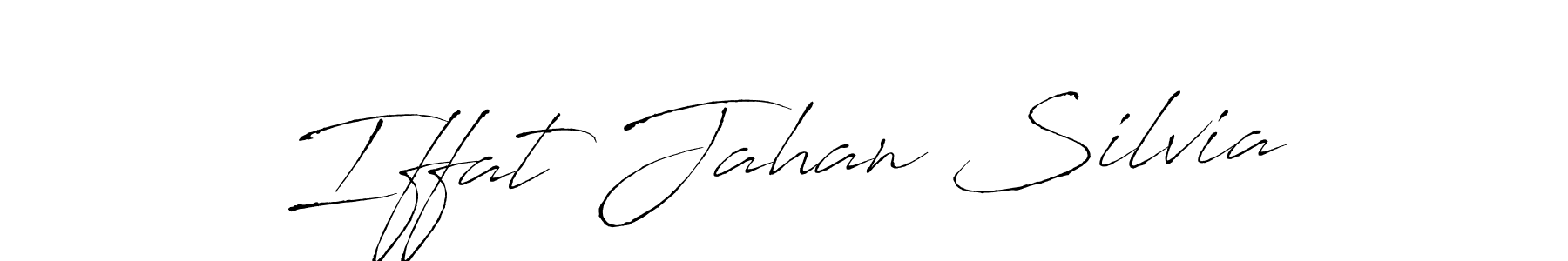 if you are searching for the best signature style for your name Iffat Jahan Silvia. so please give up your signature search. here we have designed multiple signature styles  using Antro_Vectra. Iffat Jahan Silvia signature style 6 images and pictures png