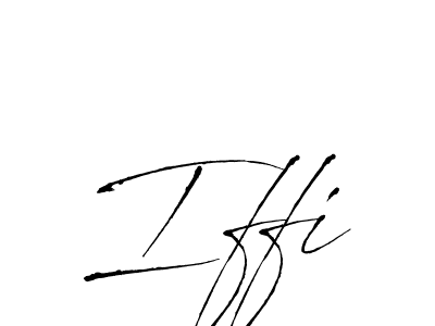 Make a beautiful signature design for name Iffi. With this signature (Antro_Vectra) style, you can create a handwritten signature for free. Iffi signature style 6 images and pictures png