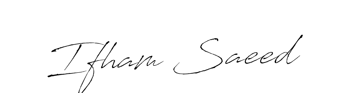 Also You can easily find your signature by using the search form. We will create Ifham Saeed name handwritten signature images for you free of cost using Antro_Vectra sign style. Ifham Saeed signature style 6 images and pictures png