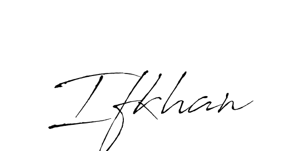 Ifkhan stylish signature style. Best Handwritten Sign (Antro_Vectra) for my name. Handwritten Signature Collection Ideas for my name Ifkhan. Ifkhan signature style 6 images and pictures png