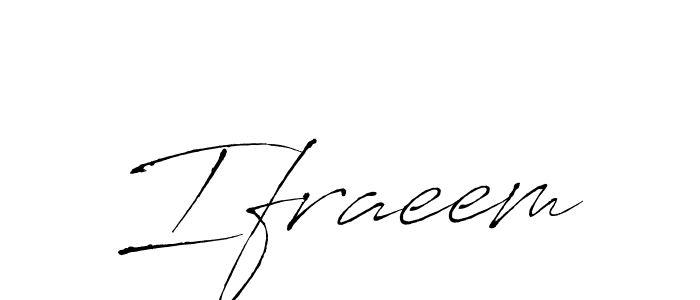 Ifraeem stylish signature style. Best Handwritten Sign (Antro_Vectra) for my name. Handwritten Signature Collection Ideas for my name Ifraeem. Ifraeem signature style 6 images and pictures png