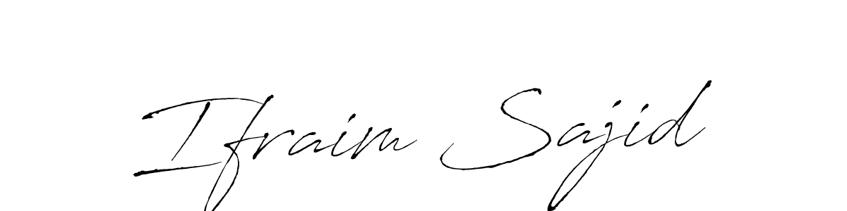 How to make Ifraim Sajid signature? Antro_Vectra is a professional autograph style. Create handwritten signature for Ifraim Sajid name. Ifraim Sajid signature style 6 images and pictures png