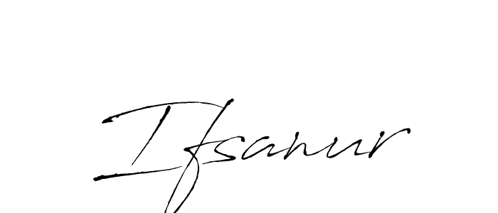 The best way (Antro_Vectra) to make a short signature is to pick only two or three words in your name. The name Ifsanur include a total of six letters. For converting this name. Ifsanur signature style 6 images and pictures png