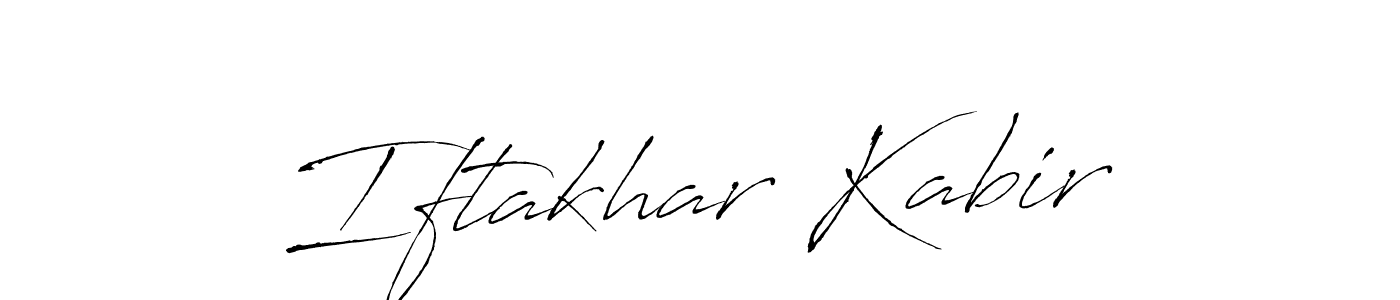if you are searching for the best signature style for your name Iftakhar Kabir. so please give up your signature search. here we have designed multiple signature styles  using Antro_Vectra. Iftakhar Kabir signature style 6 images and pictures png