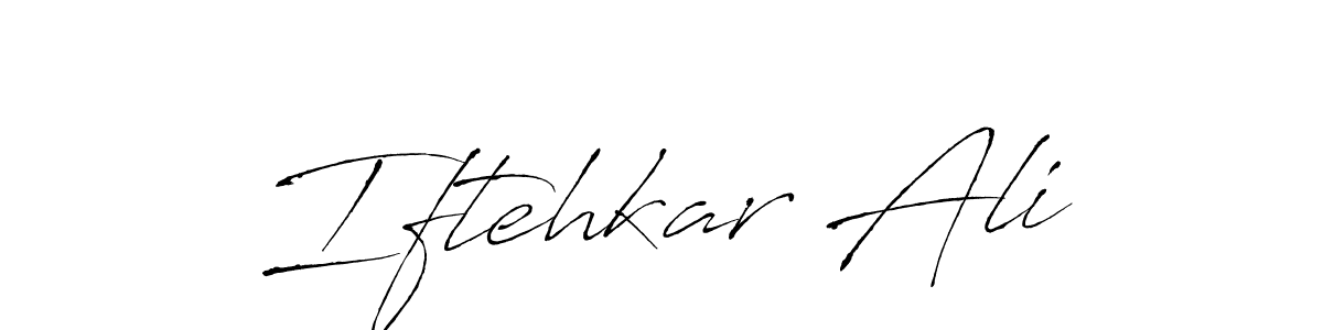 You should practise on your own different ways (Antro_Vectra) to write your name (Iftehkar Ali) in signature. don't let someone else do it for you. Iftehkar Ali signature style 6 images and pictures png