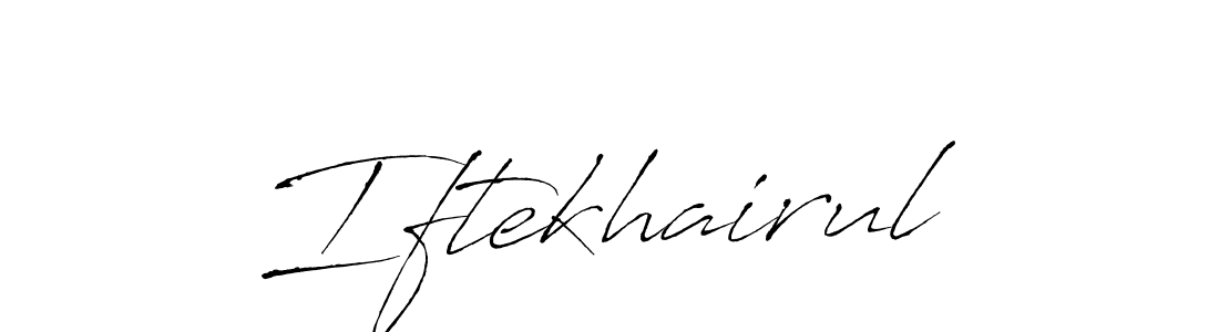 This is the best signature style for the Iftekhairul name. Also you like these signature font (Antro_Vectra). Mix name signature. Iftekhairul signature style 6 images and pictures png