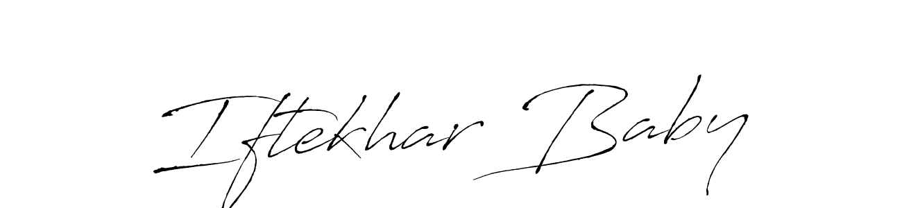 Make a beautiful signature design for name Iftekhar Baby. Use this online signature maker to create a handwritten signature for free. Iftekhar Baby signature style 6 images and pictures png