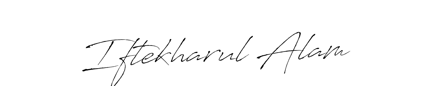 Use a signature maker to create a handwritten signature online. With this signature software, you can design (Antro_Vectra) your own signature for name Iftekharul Alam. Iftekharul Alam signature style 6 images and pictures png