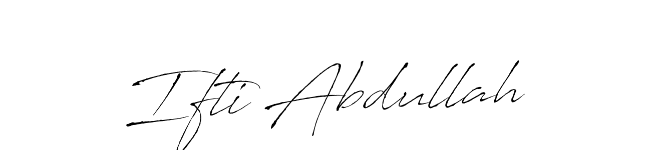 if you are searching for the best signature style for your name Ifti Abdullah. so please give up your signature search. here we have designed multiple signature styles  using Antro_Vectra. Ifti Abdullah signature style 6 images and pictures png