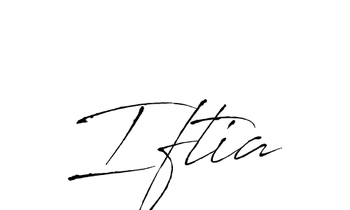 if you are searching for the best signature style for your name Iftia. so please give up your signature search. here we have designed multiple signature styles  using Antro_Vectra. Iftia signature style 6 images and pictures png